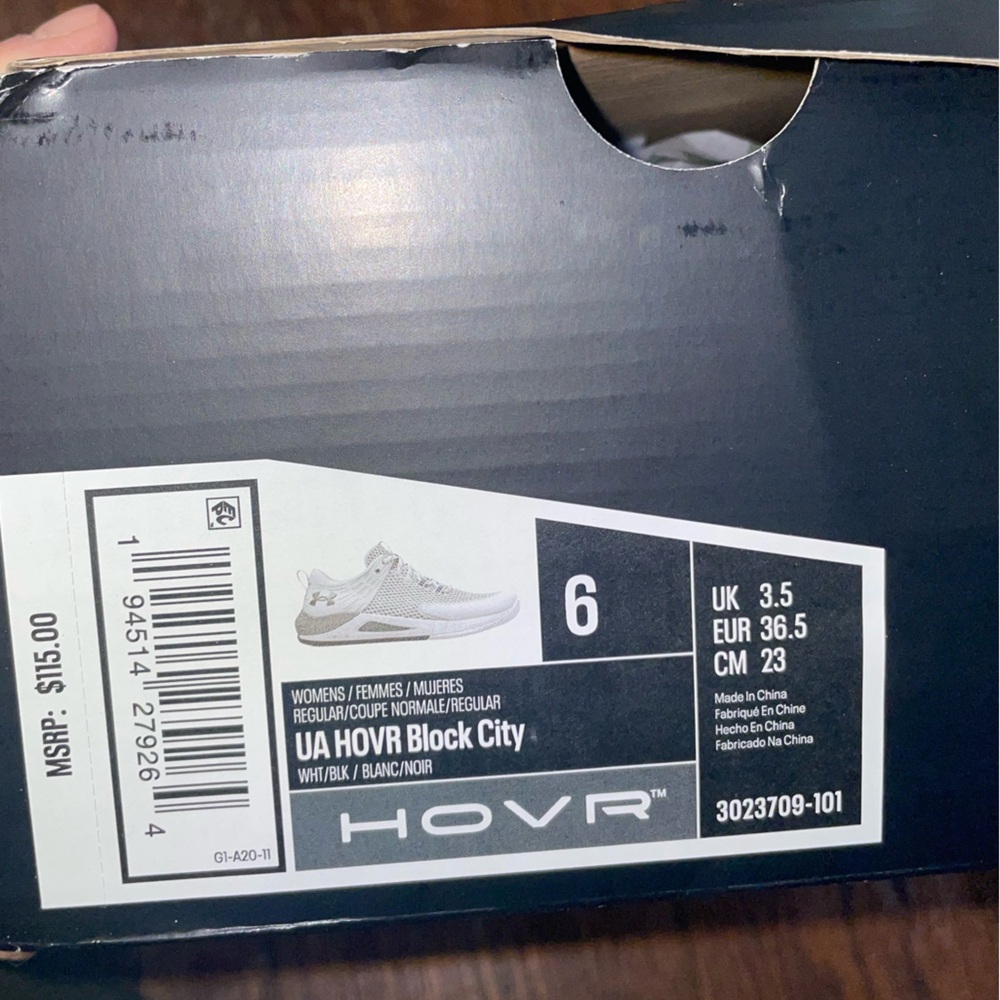 New In Box & New With Tags | Under Armor  HOVR Block City Shoes *make of… - Picture 4 of 6